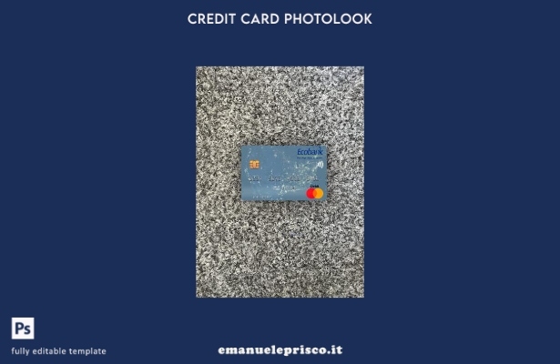 modello frontale photolook mastercard Niger Ecobank stile verificato